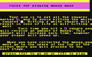 C64 GameBase Money_Maze Argus_Specialist_Publications_Ltd./Home_Computing_Weekly 1985