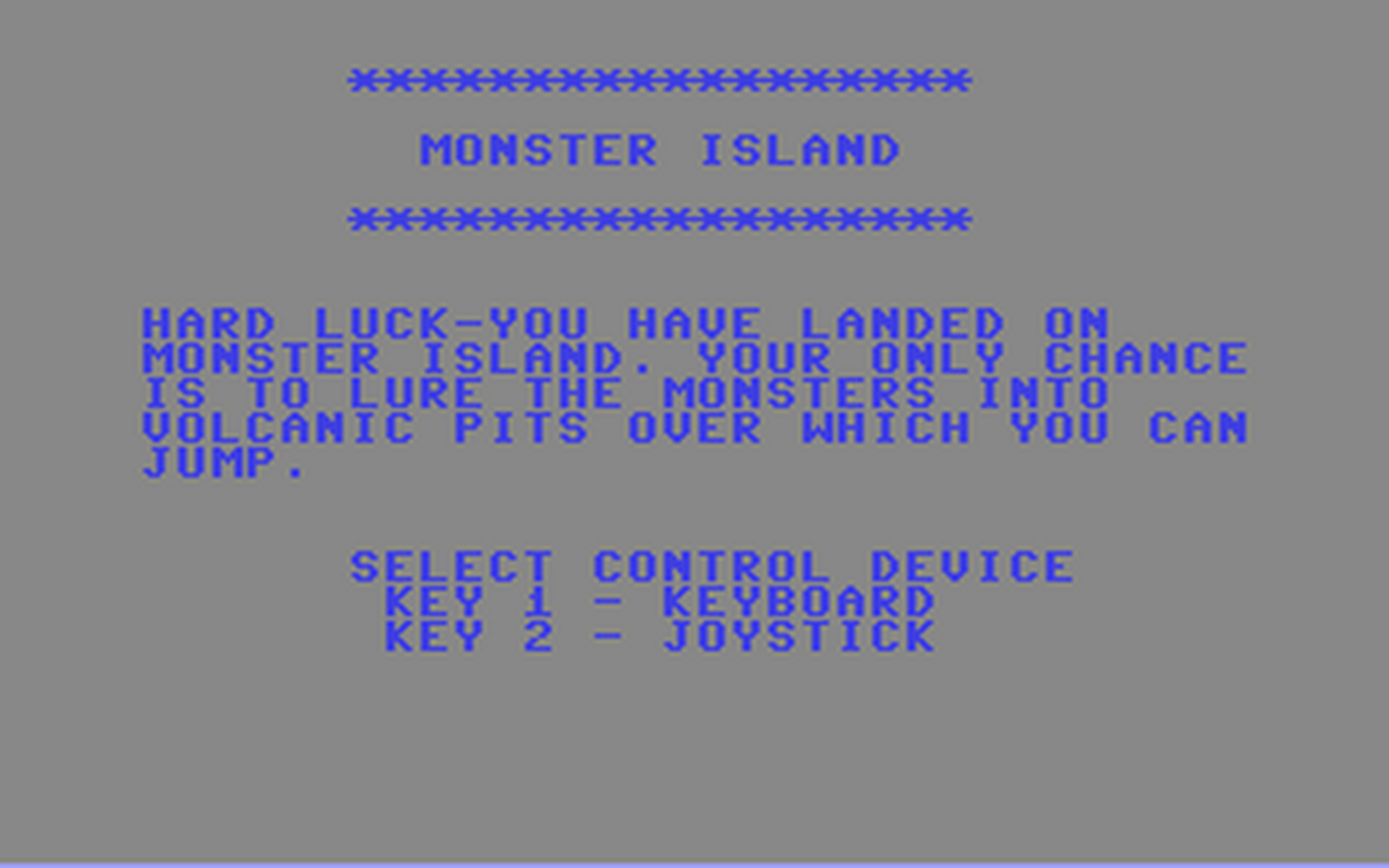 C64 GameBase Monster_Island Prentice-Hall_International_(PHI) 1984