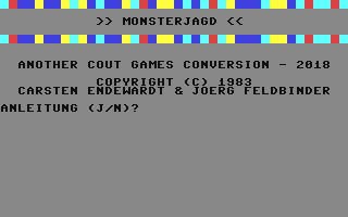 C64 GameBase Monsterjagd (Not_Published) 2018