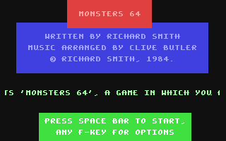 C64 GameBase Monsters_64 Binary_Zone_PD 1984