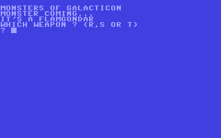 C64 GameBase Monsters_of_Galacticon Usborne_Publishing_Limited 1982