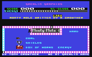 C64 GameBase Monty_Mole Gremlin_Graphics_Software_Ltd. 1984