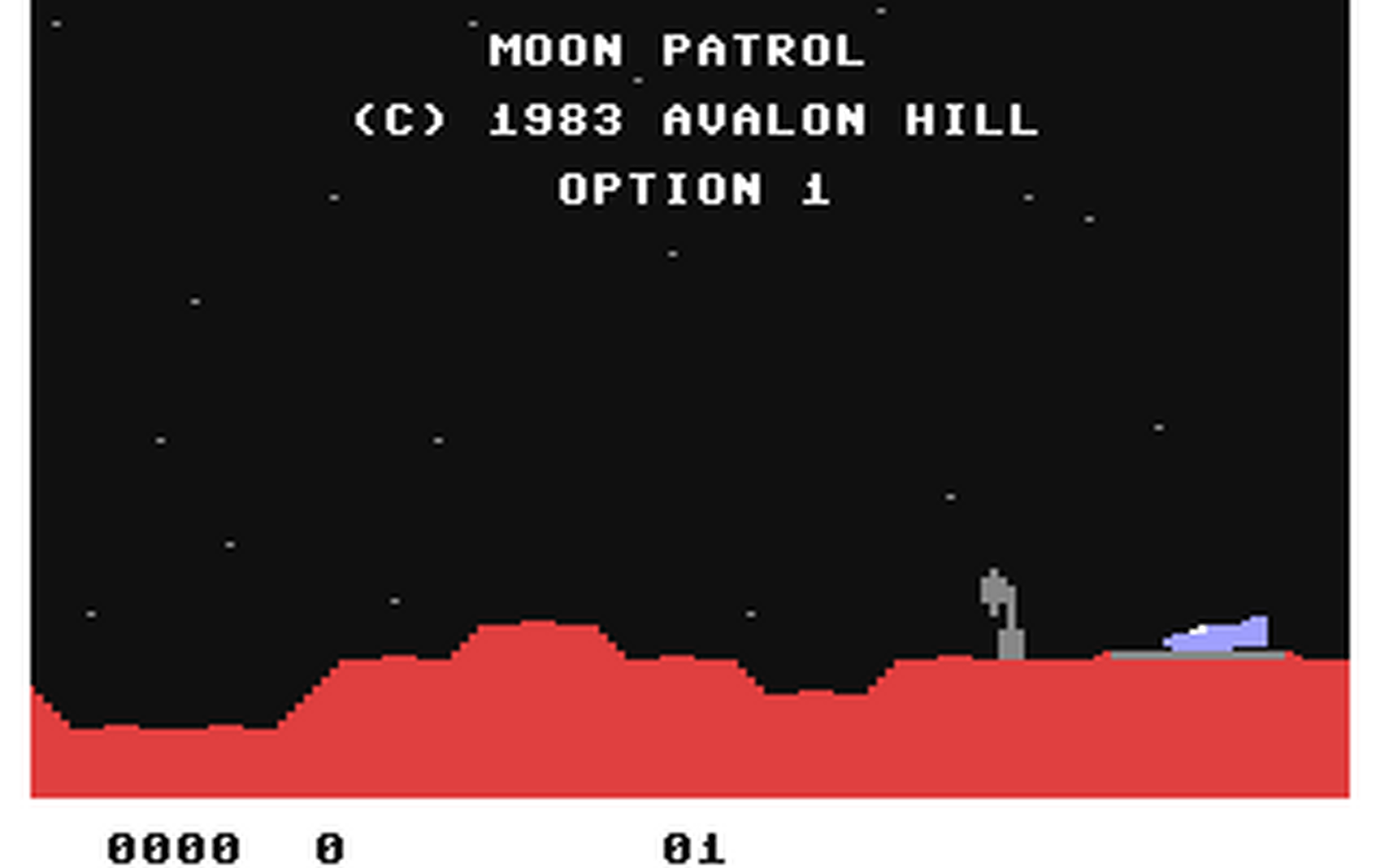 C64 GameBase Moon_Patrol Avalon_Hill_Microcomputer_Games,_Inc. 1983