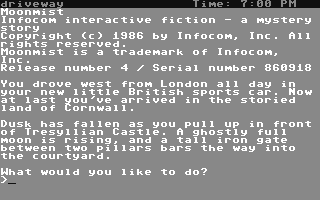 C64 GameBase Moonmist Infocom 1986