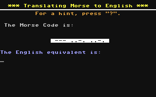 C64 GameBase Morse_Code Loadstar/Softdisk_Publishing,_Inc. 1988