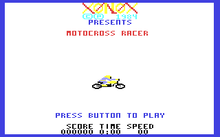 C64 GameBase Motocross_Racer Xonox 1984