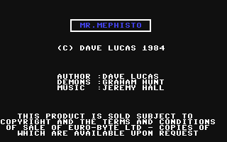 C64 GameBase Mr._Mephisto Euro-Byte_Ltd. 1984