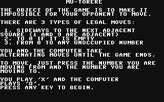 C64 GameBase Mu-Torere Creative_Computing 1984