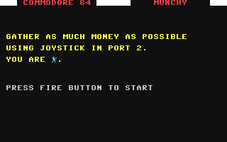 C64 GameBase Munchy Robtek_Ltd. 1986