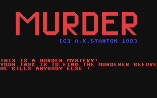 C64 GameBase Murder Rabbit_Software 1983