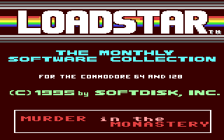 C64 GameBase Murder_in_the_Monastery Loadstar/Softdisk_Publishing,_Inc. 1995