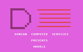 C64 GameBase Murkle Duncan_Computer_Services