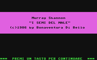 C64 GameBase Murray_Shannon_-_I_Semi_del_Male Edizioni_Hobby/Viking 1987
