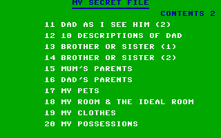 C64 GameBase My_Secret_File Mosaic_Publishing 1984