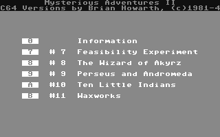 C64 GameBase Mysterious_Adventures_II Brian_Howarth 1983