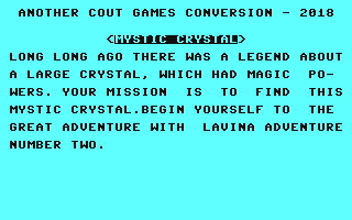 C64 GameBase Mystic_Crystal (Not_Published) 2018