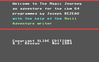 C64 GameBase Magic_Journey,_The Slide_Editions 1984