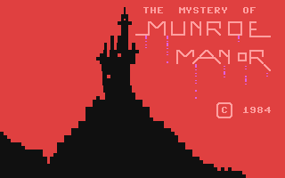C64 GameBase Mystery_of_Munroe_Manor,_The Severn_Software 1984