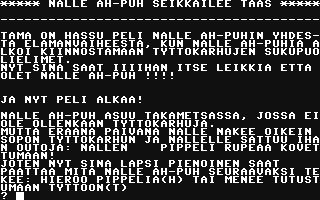 C64 GameBase Nalle_Äh-Puh_Seikkailee_Taas (Not_Published) 2020