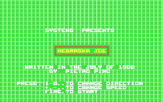 C64 GameBase Nebraska_Joe Systems_Editoriale_s.r.l./Commodore_64_Club 1988