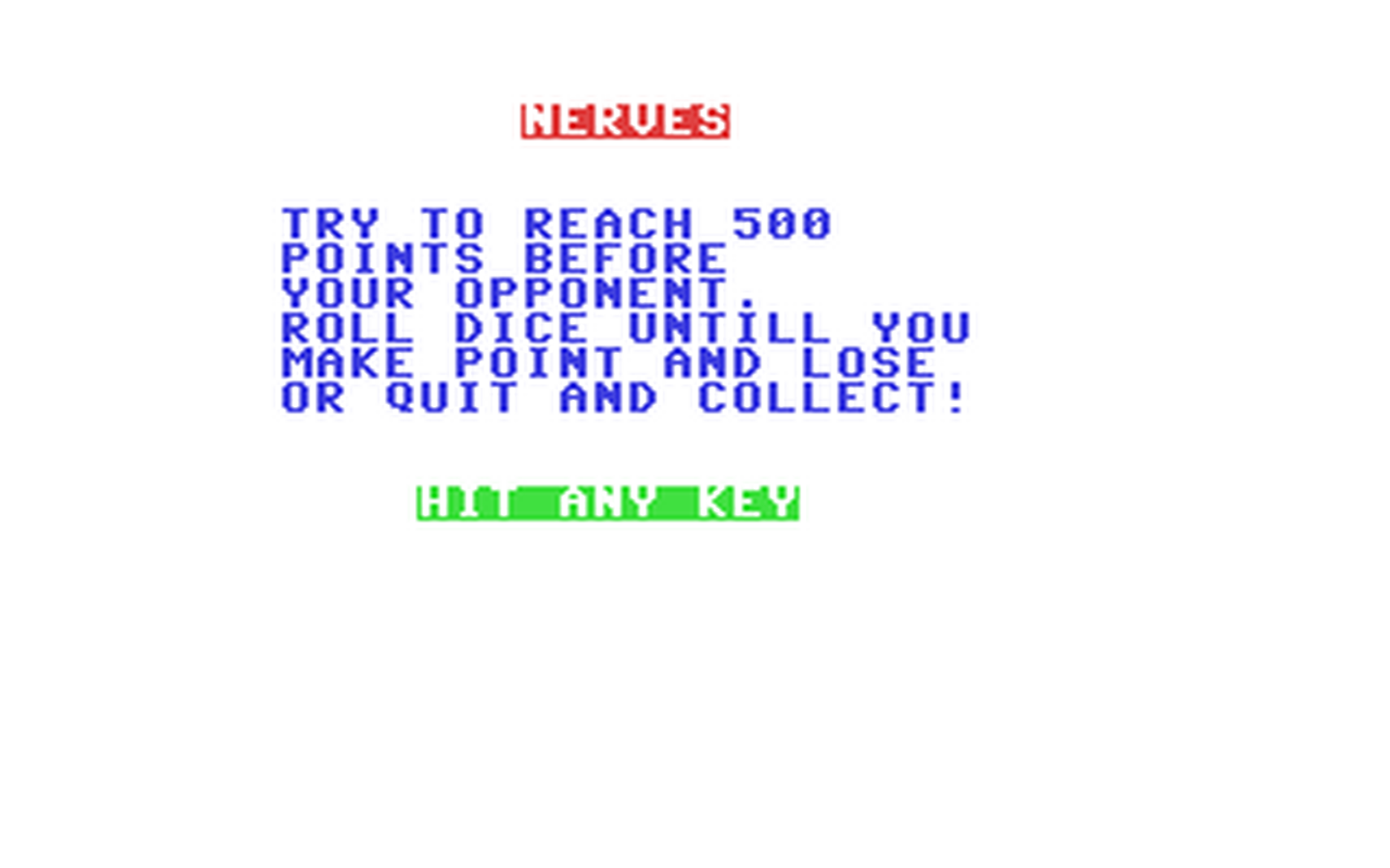 C64 GameBase Nerves CW_Communications,_Inc./RUN 1984