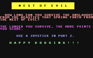 C64 GameBase Nest_of_Evil