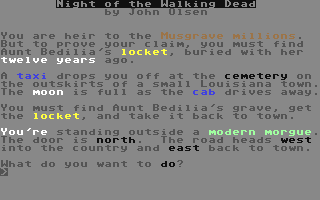 C64 GameBase Night_of_the_Walking_Dead CodeWriter_Coporation 1984