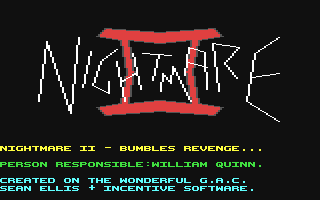 C64 GameBase Nightmare_II_-_Bumbles_Revenge (Public_Domain)
