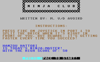 C64 GameBase Ninja_Club (Public_Domain) 2004