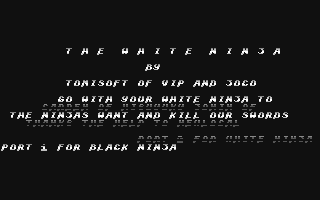 C64 GameBase Ninja_Testvérek_-_The_White_Ninja Novo_Soft
