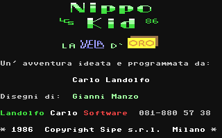 C64 GameBase Nippo_Kid_-_La_Vela_d'Oro Edizioni_Societa_SIPE_srl./Adventure_64 1986