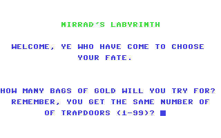 C64 GameBase Nirrad's_Labyrinth COMPUTE!_Publications,_Inc. 1984