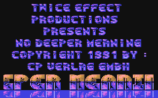 C64 GameBase No_Deeper_Meaning CP_Verlag/Game_On 1992