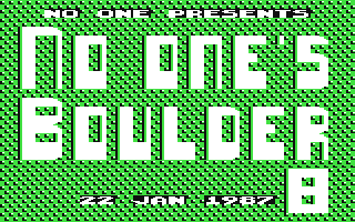 C64 GameBase No_One's_Boulder_08 (Not_Published) 1987