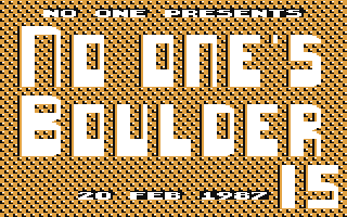 C64 GameBase No_One's_Boulder_15 (Not_Published) 1987