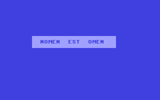C64 GameBase Nomen_est_Omen
