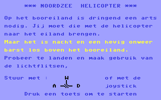 C64 GameBase Noordzee_Helicopter Courbois_Software 1983
