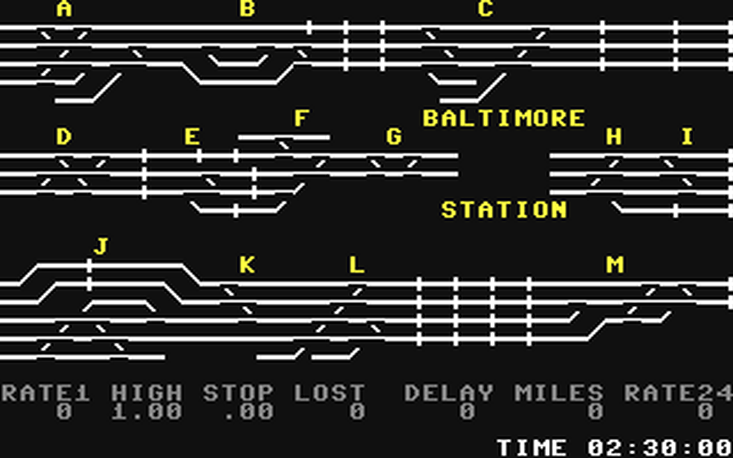 C64 GameBase Northeast_Corridor Signal_Computer_Consultants_Ltd. 1987