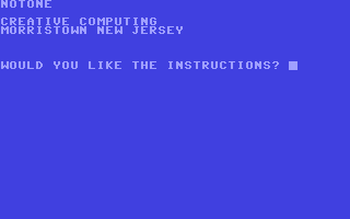 C64 GameBase Notone Creative_Computing 1979