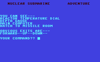 C64 GameBase Nuclear_Submarine_Adventure
