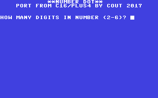 C64 GameBase Number_Dot (Not_Published) 2017