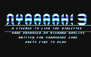 C64 GameBase Nyaaaah!_03_-_A_Licence_to_Lick_the_Biblets Commodore_Zone/Binary_Zone_PD 1996