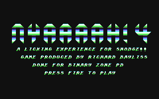 C64 GameBase Nyaaaah!_04_-_A_Licking_Experience_for_Snodge Binary_Zone_PD 1996