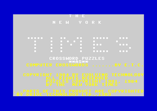 C64 GameBase New_York_Times_Crossword_Puzzles,_The ShareData,_Inc. 1984