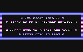 C64 GameBase Ninja_Task_II,_The Binary_Zone_PD 1997