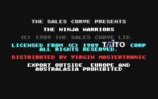C64 GameBase Ninja_Warriors,_The Virgin_Mastertronic 1989
