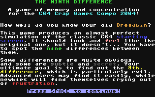 C64 GameBase Ninth_Difference,_The Papposoft 2004