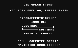 C64 GameBase Omega_Story,_Die Adam_Opel_AG 1986