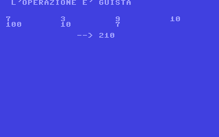 C64 GameBase Operazione_e_Giusta,_L' Editsi_(Editoriale_per_le_scienze_informatiche)_S.r.l. 1985