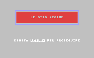 C64 GameBase otto_regine,_Le Armando_Curcio_Editore 1984